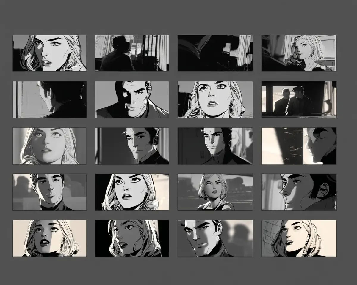 Generate comic panels